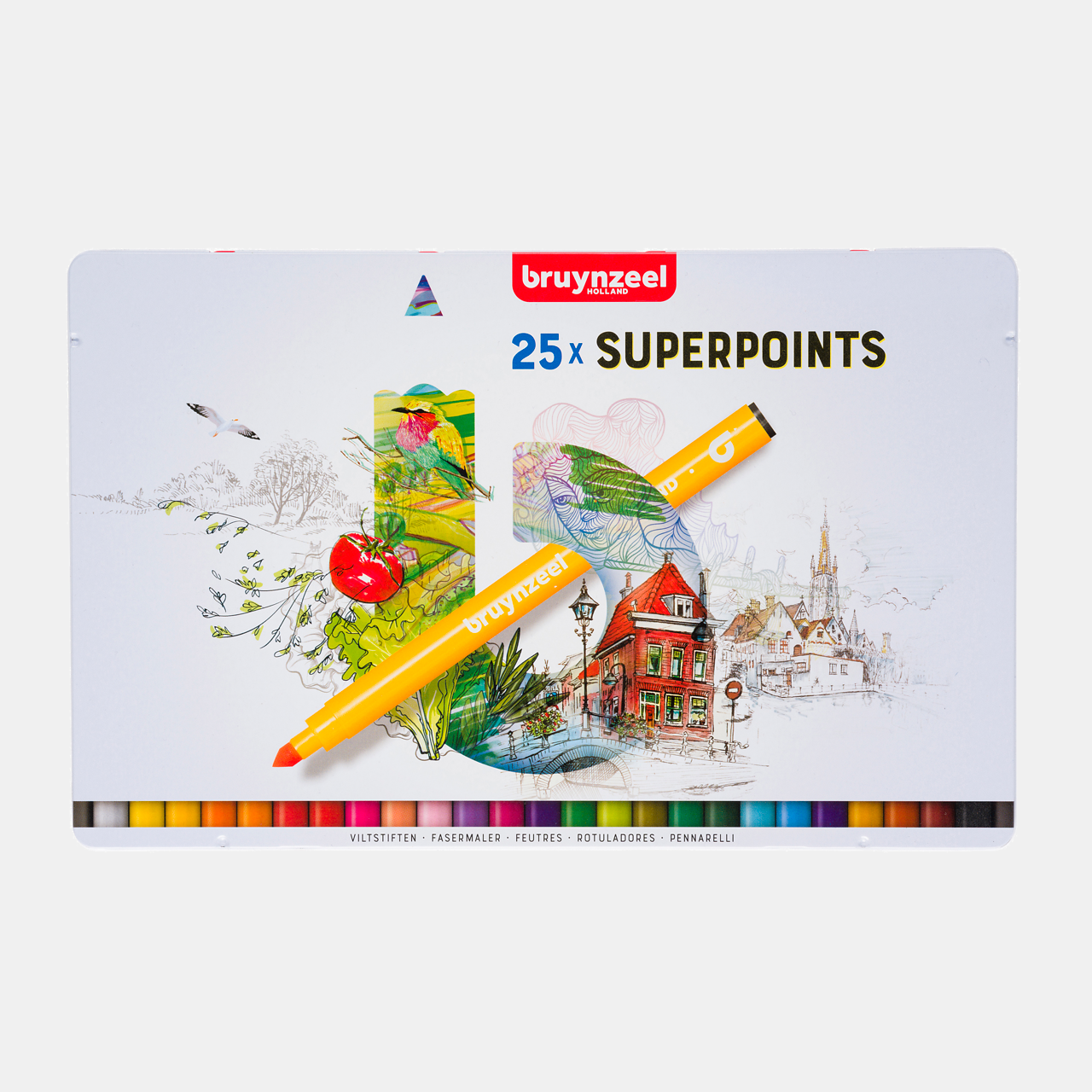 Bruynzeel- Super Point Fasermaler-Set