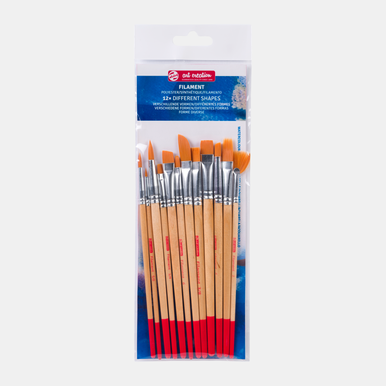 Royal Talens- Aquarellpinsel (12er-Set, Polyester)