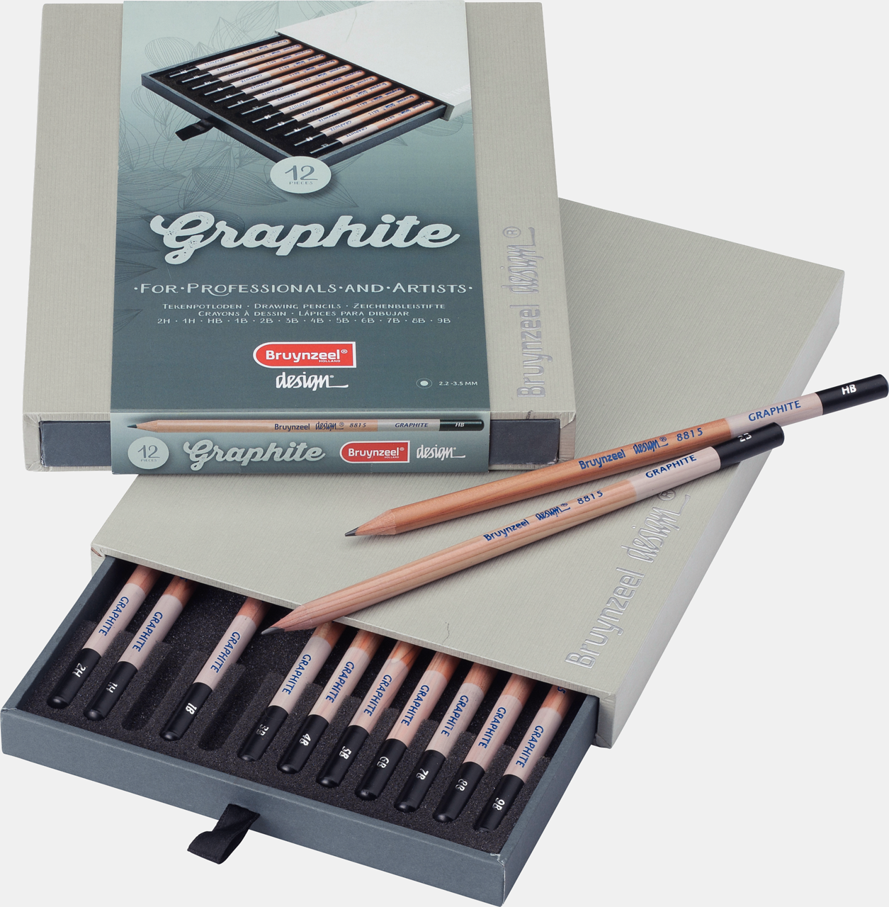 Bruynzeel- Design Graphite Box (12 Stück)