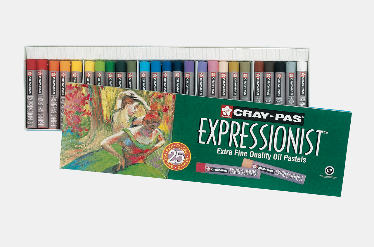 Sakura- Cray-Pas Expressionist Ölpastelle