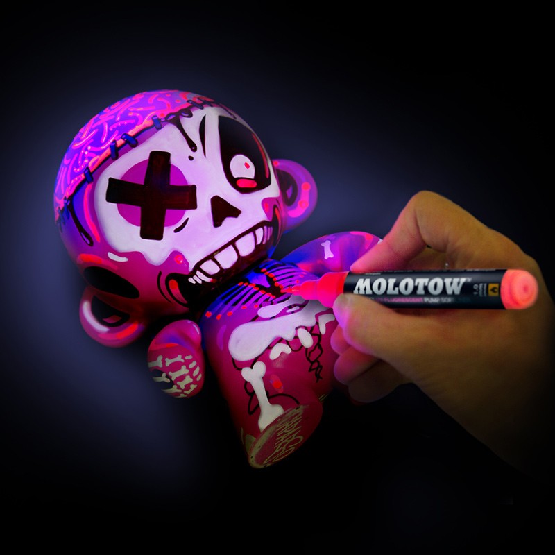 Molotow - UV-Fluorescent Basic-Set (6 Softiner)