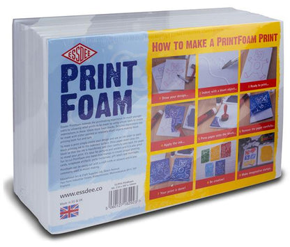 Essdee Print Foam , 5 sehr weiche Platten für den Druck, Größe DIN A5