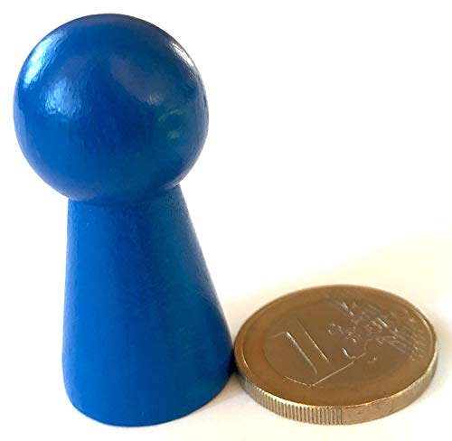 Spieltz große Spielfiguren aus Holz, Halmakegel 19x19x40 mm, für Brettspiele