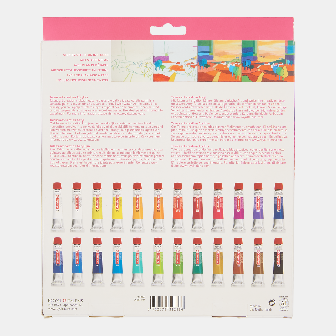 Talens Art Creation- Acrylfarbe 24x 12ml