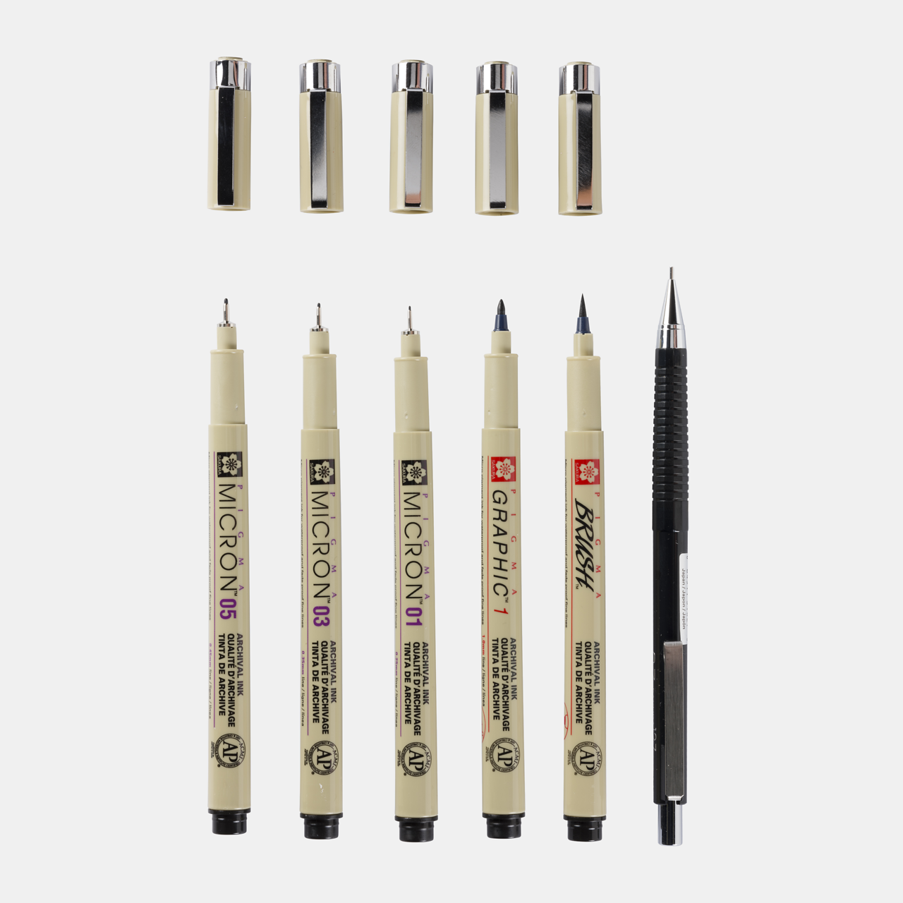 Sakura- Manga Tool-Set (6 Stifte)