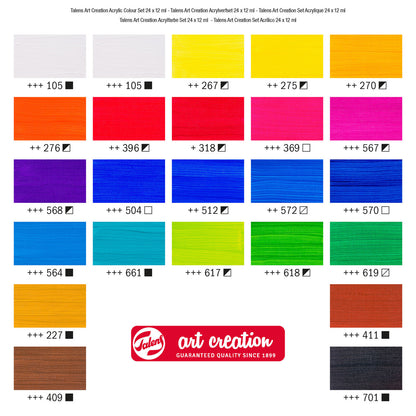 Talens Art Creation- Acrylfarbe 24x 12ml