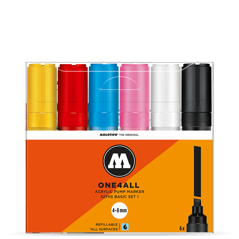 Molotow - One4All (6 Marker) 327 HS Basic Set
