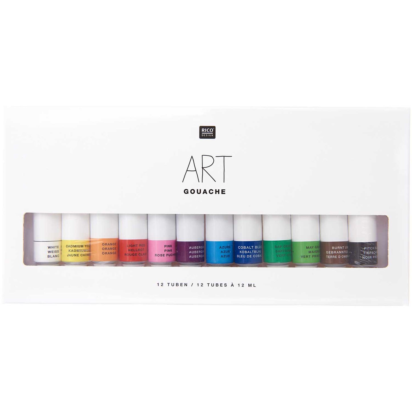 Rico Design- Art Gouache-Set 12x12ml