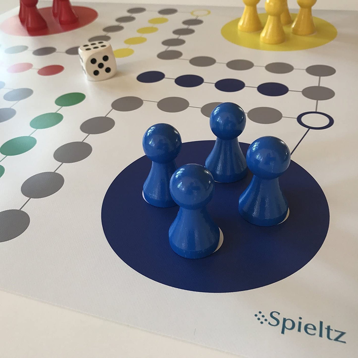 Spieltz Riesen Ludo Spiel für 4 Personen (LKW-Plane)