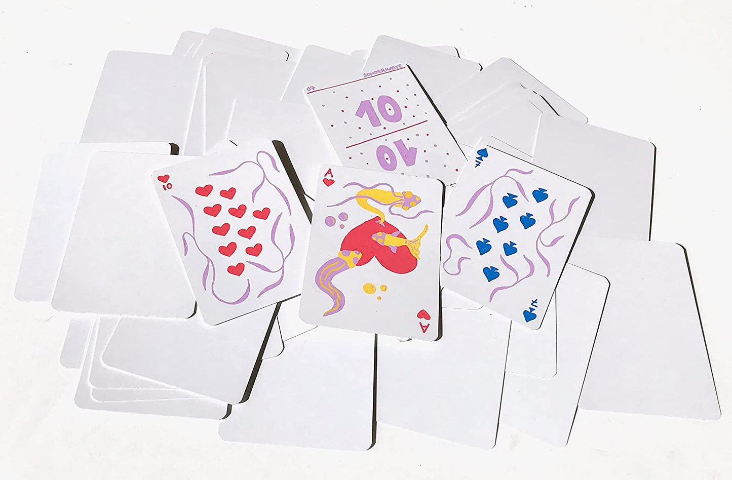 Spieltz Blanko Spielkarten Pokergröße (63x88 mm), lackiert