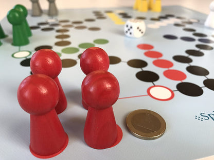 Spieltz Riesen Ludo Spiel für 6 Personen (LKW-Plane)