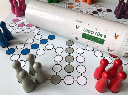 Spieltz Outdoor Party Ludo für viele Spieler (LKW-Plane)