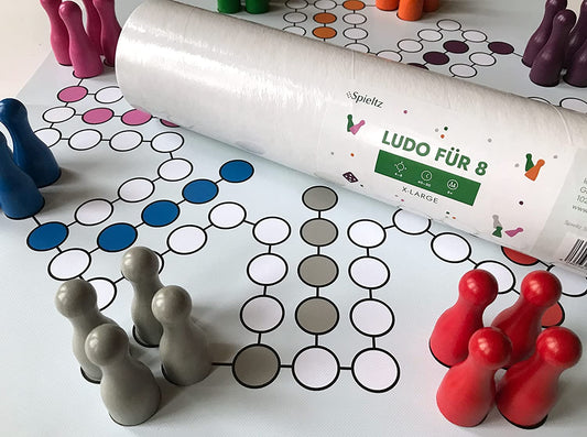 Spieltz Outdoor Party Ludo für viele Spieler (LKW-Plane)