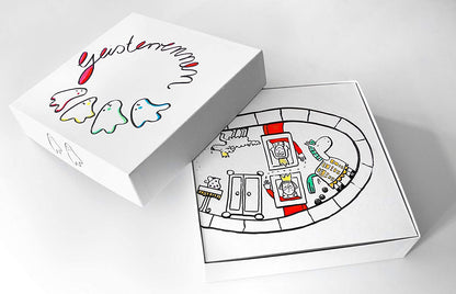 Spieltz DIY Spiel: Blanko Brettspiel + Box
