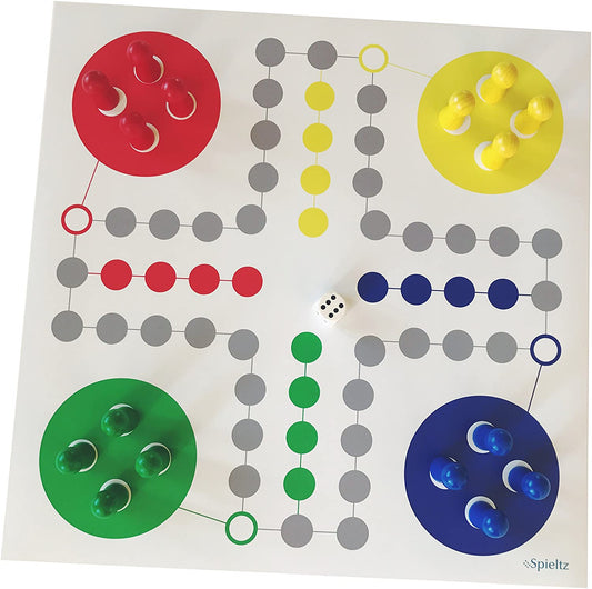 Spieltz Riesen Ludo Spiel für 4 Personen (LKW-Plane)