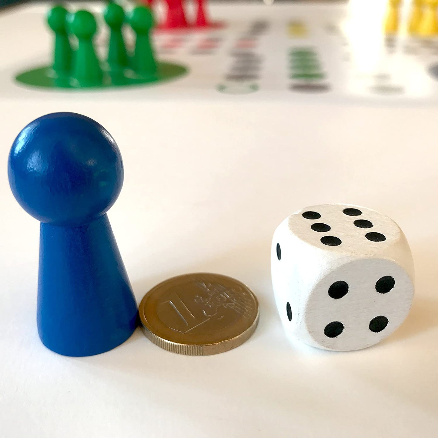 Spieltz Riesen Ludo Spiel für 4 Personen (LKW-Plane)