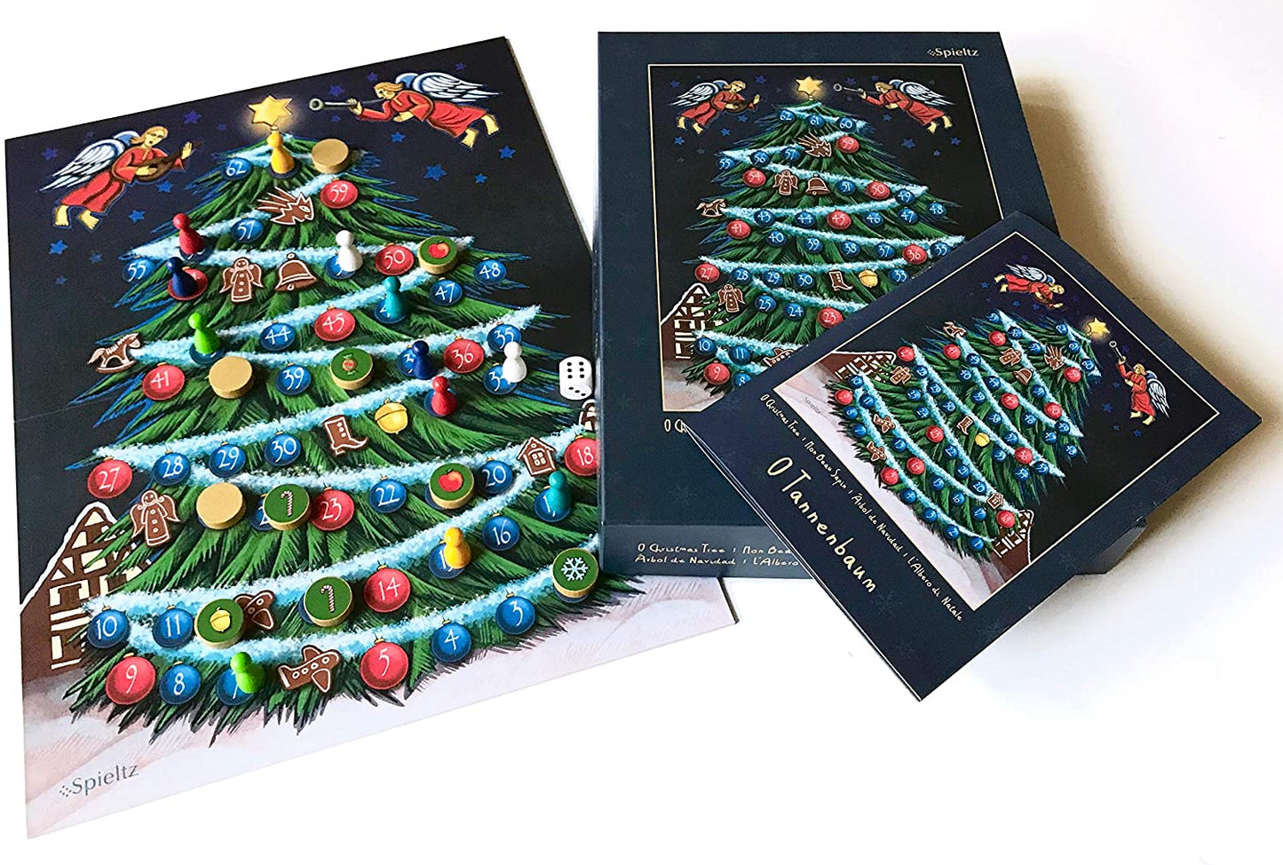 Spieltz Weihnachtsspiel O Tannenbaum! Familienspiel für Weihnachten + Advent,  2. Auflage
