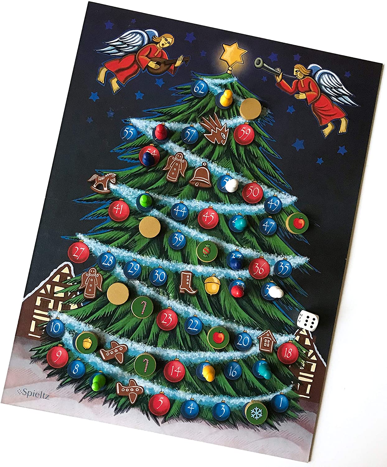 Spieltz Weihnachtsspiel O Tannenbaum! Familienspiel für Weihnachten + Advent,  2. Auflage