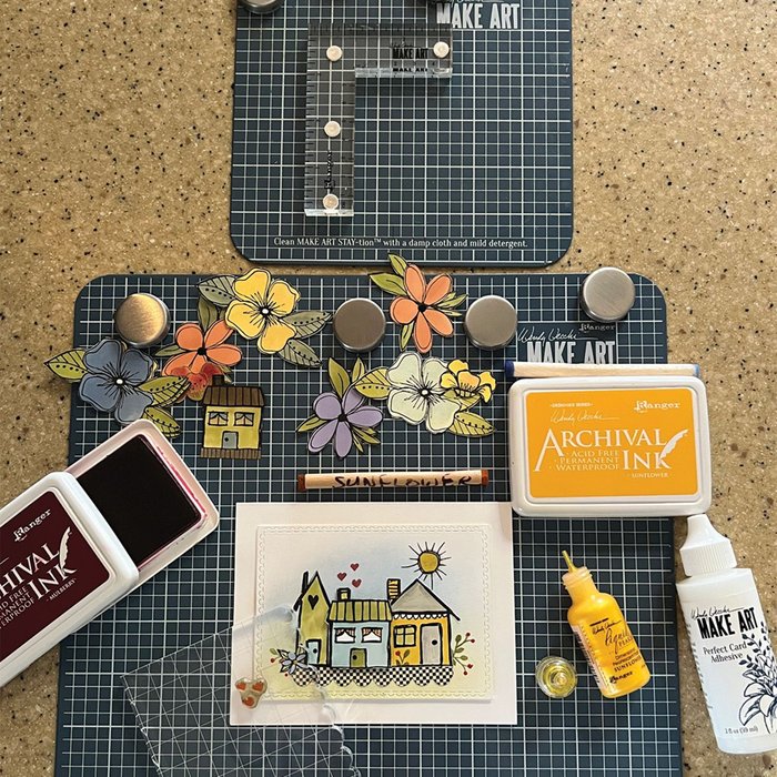 Ranger- Wendy Vecchi Make Art Clear Stempel Set